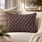 Hooked on Canes Throw Pillow throw pillow - Hillcroft Home