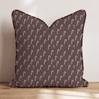 Hooked on Canes Throw Pillow throw pillow - Hillcroft Home