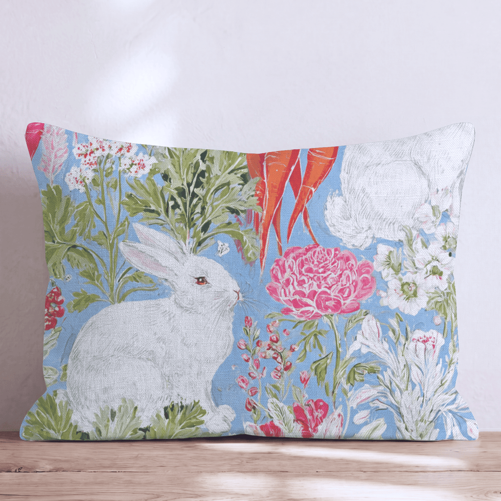 Hoppy Chinoiserie Throw Pillow - Hillcroft Home