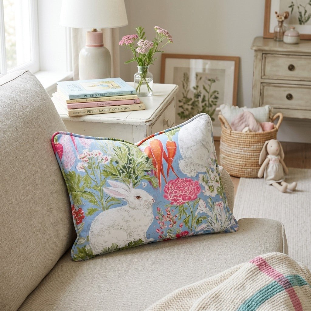 Hoppy Chinoiserie Throw Pillow - Hillcroft Home