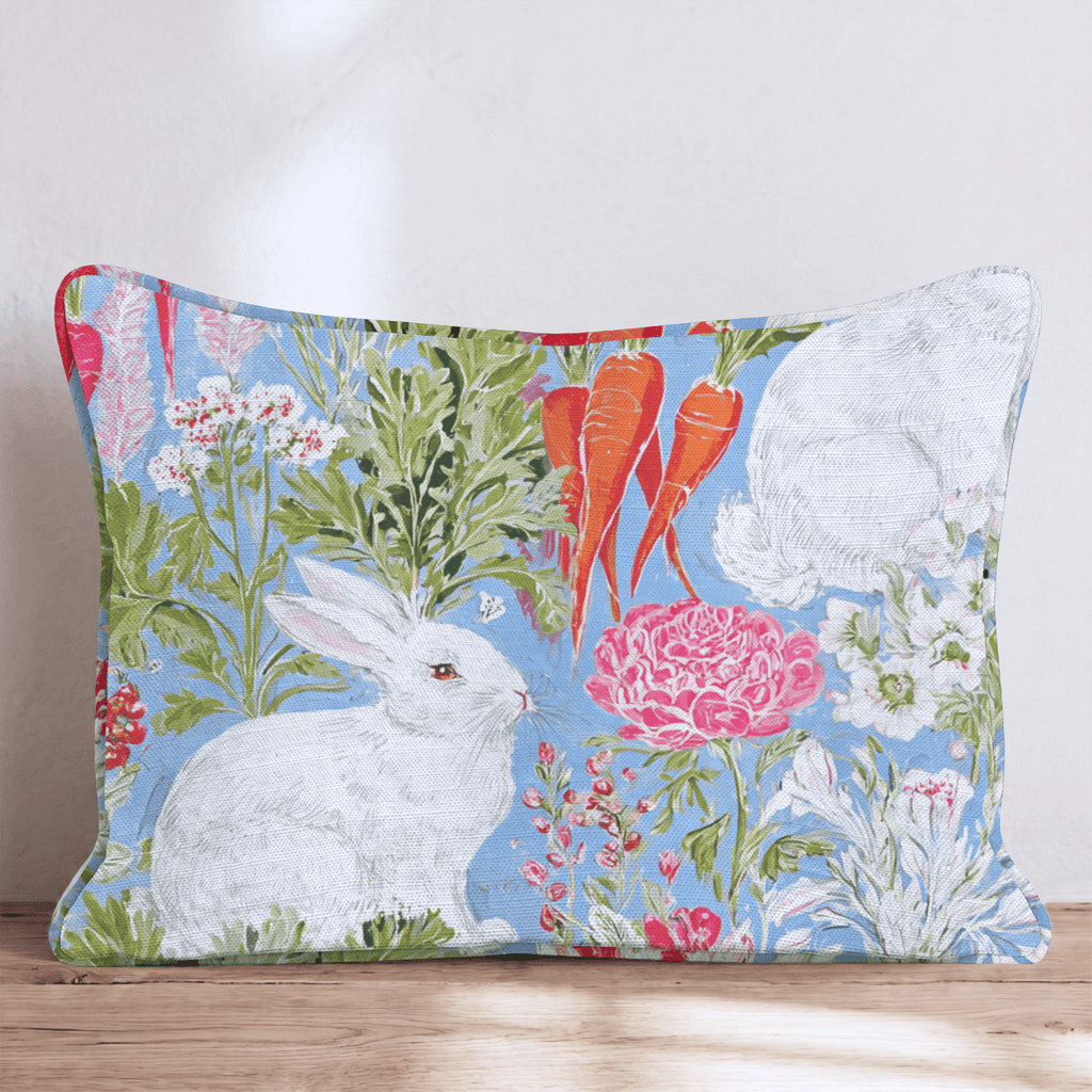 Hoppy Chinoiserie Throw Pillow - Hillcroft Home