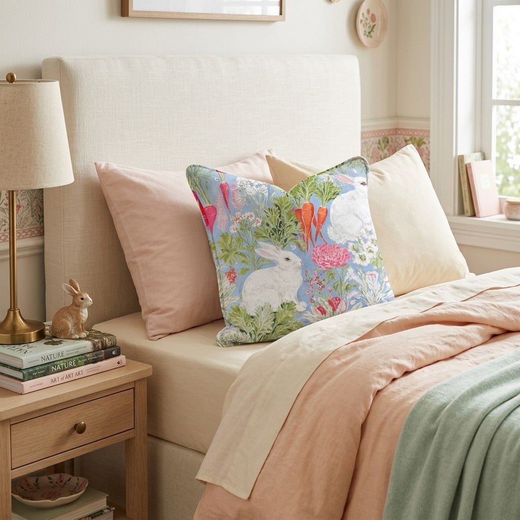 Hoppy Chinoiserie Throw Pillow - Hillcroft Home