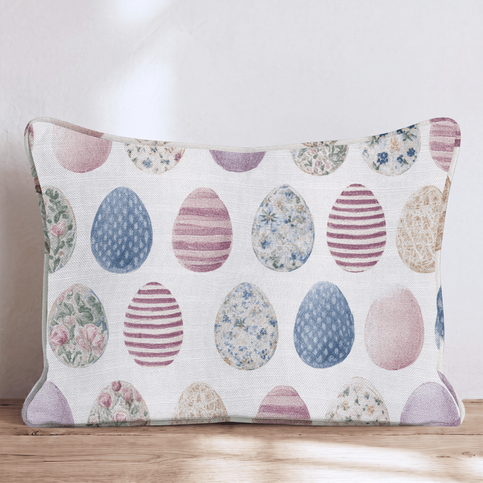 Hoppy Eggs Throw Pillow - Hillcroft Home