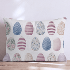 Hoppy Eggs Throw Pillow - Hillcroft Home