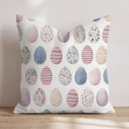Hoppy Eggs Throw Pillow - Hillcroft Home