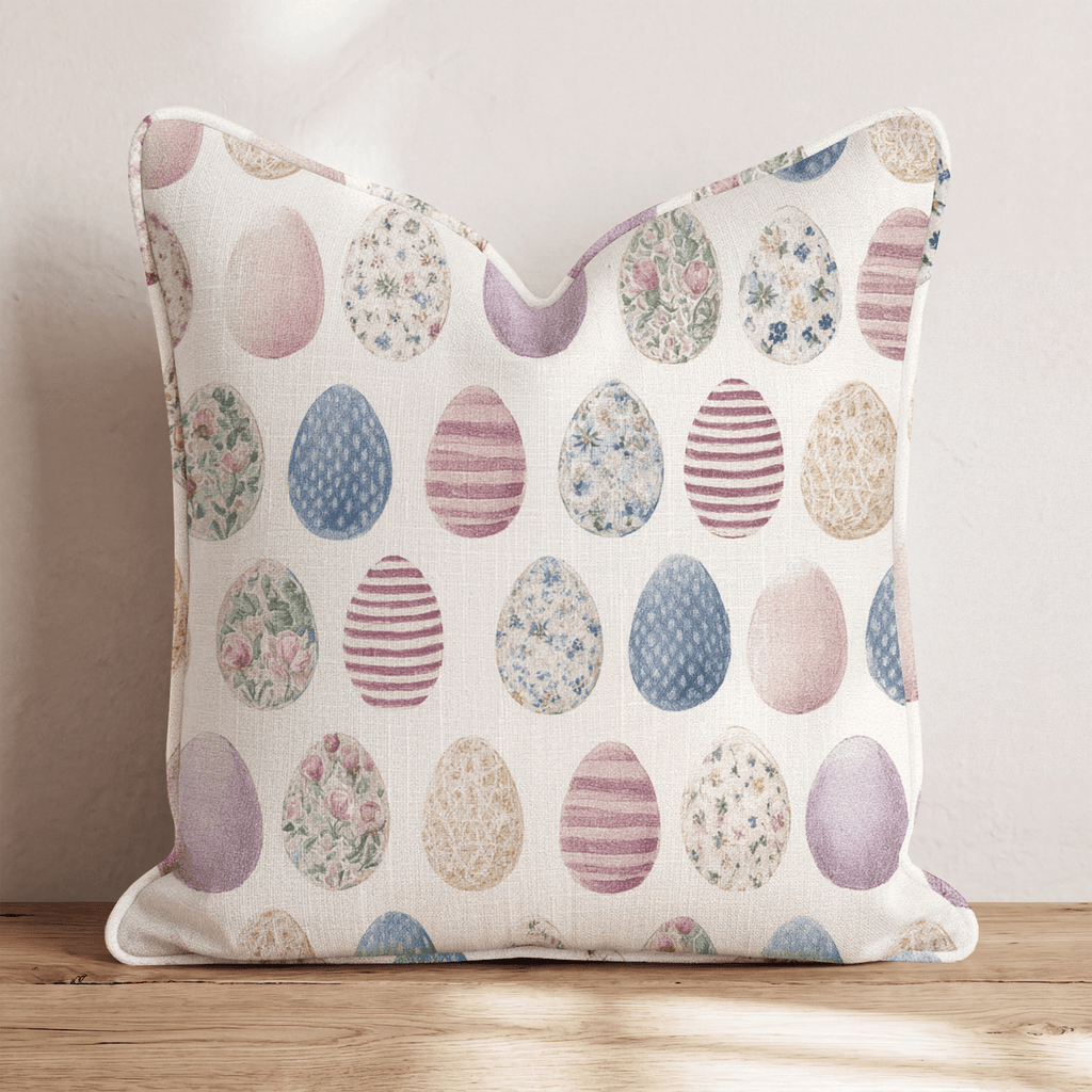 Hoppy Eggs Throw Pillow - Hillcroft Home