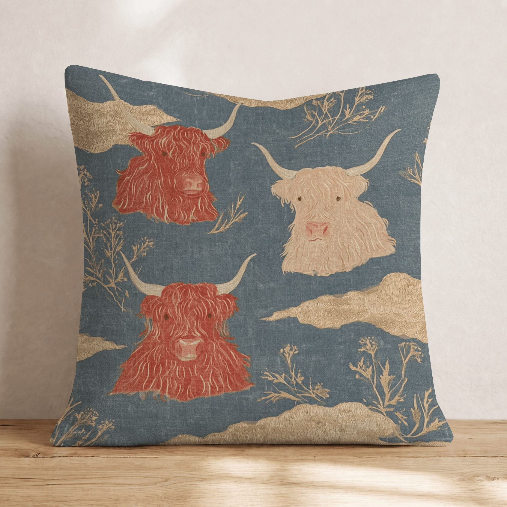 Horns and Halos Throw Pillow - Hillcroft Home