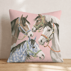 Horse Crew Throw Pillow - Hillcroft Home
