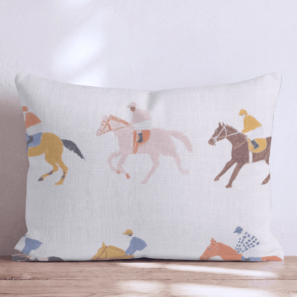 Horse Tricks Throw Pillow - Hillcroft Home