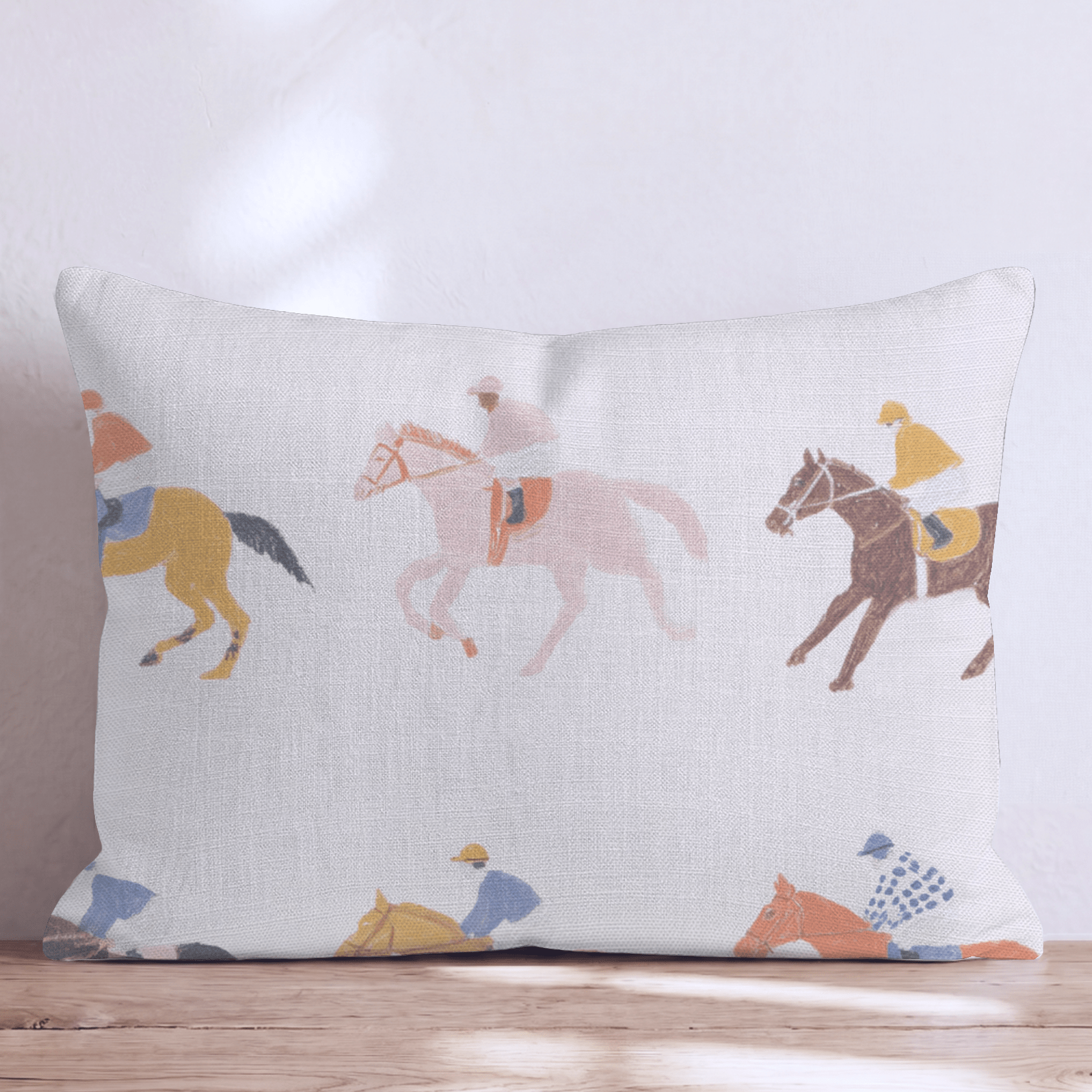 Horse Tricks Throw Pillow - Hillcroft Home