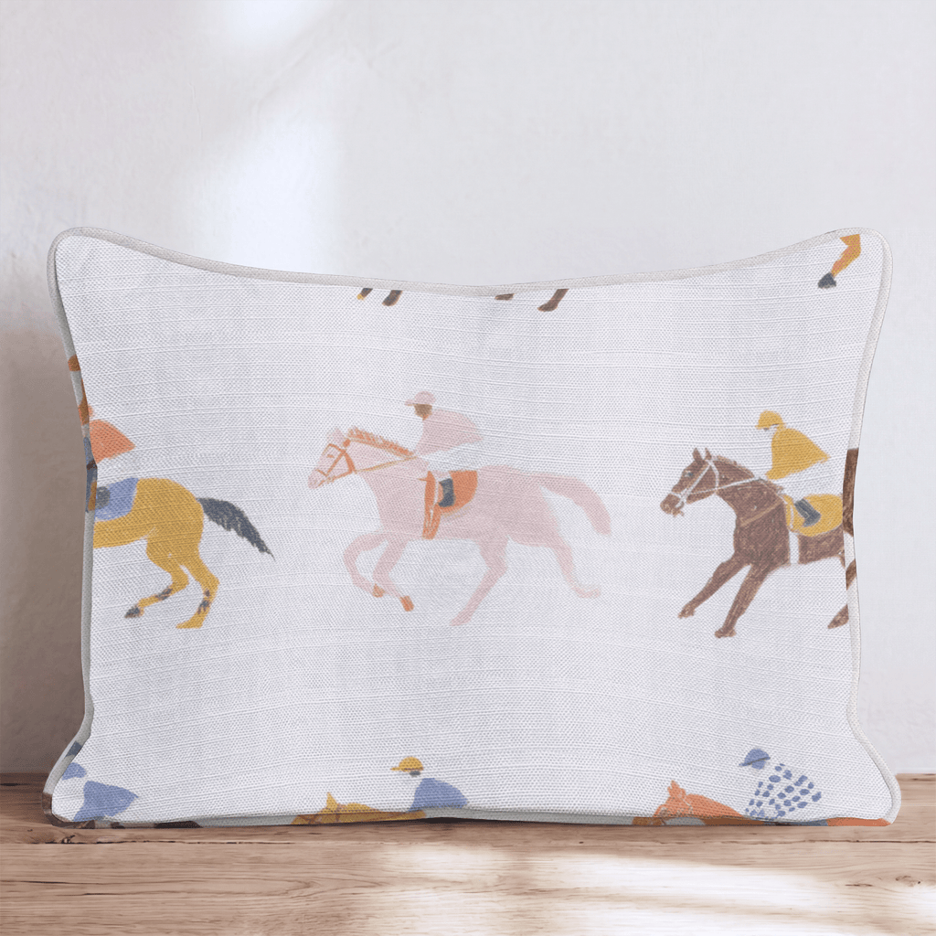 Horse Tricks Throw Pillow - Hillcroft Home