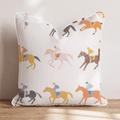Horse Tricks Throw Pillow - Hillcroft Home