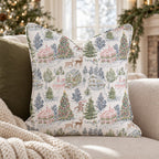 Hot Cocoa and Cheer Throw Pillow throw pillow - Hillcroft Home