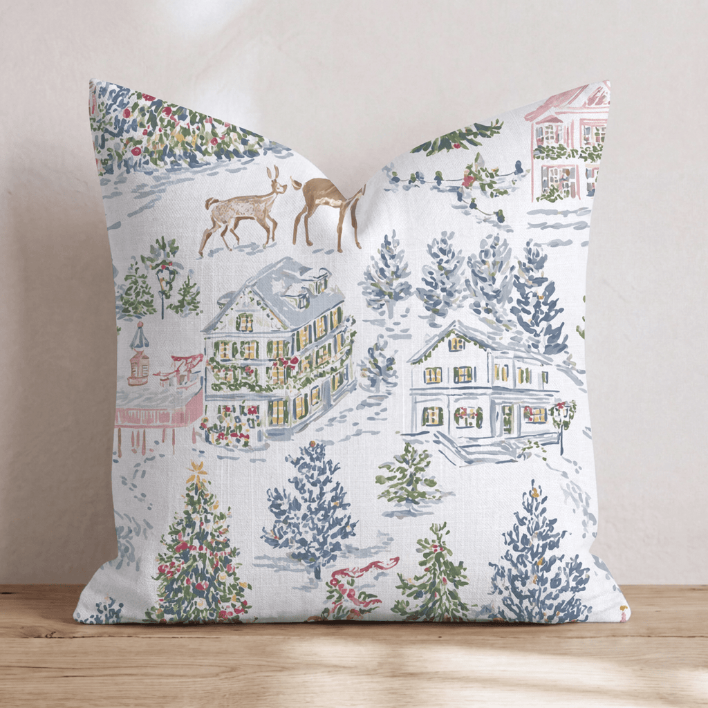 Hot Cocoa and Cheer Throw Pillow - Hillcroft Home