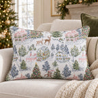 Hot Cocoa and Cheer Throw Pillow throw pillow - Hillcroft Home