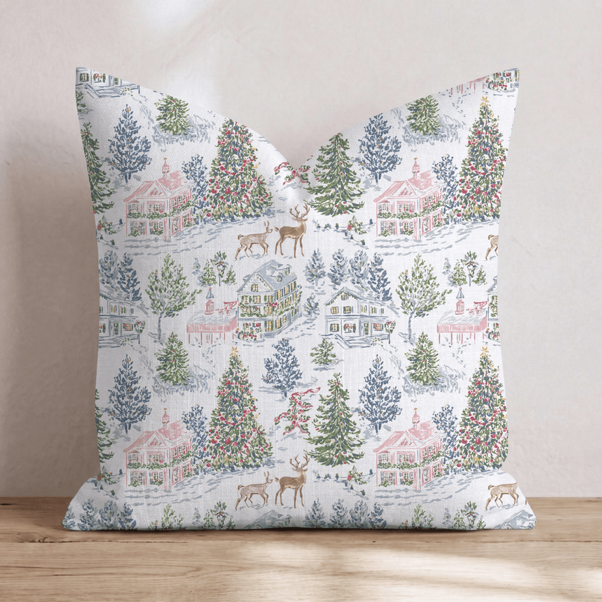 Hot Cocoa and Cheer Throw Pillow throw pillow - Hillcroft Home