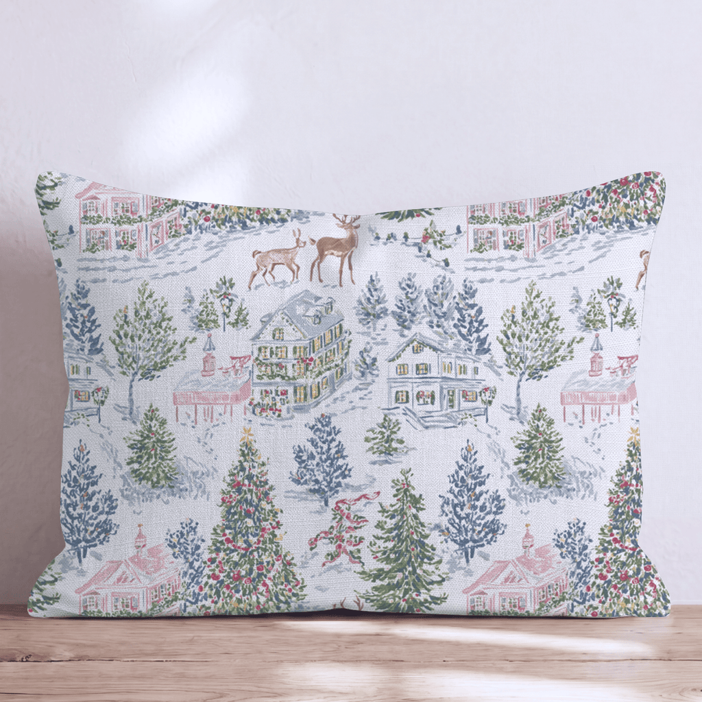 Hot Cocoa and Cheer Throw Pillow throw pillow - Hillcroft Home