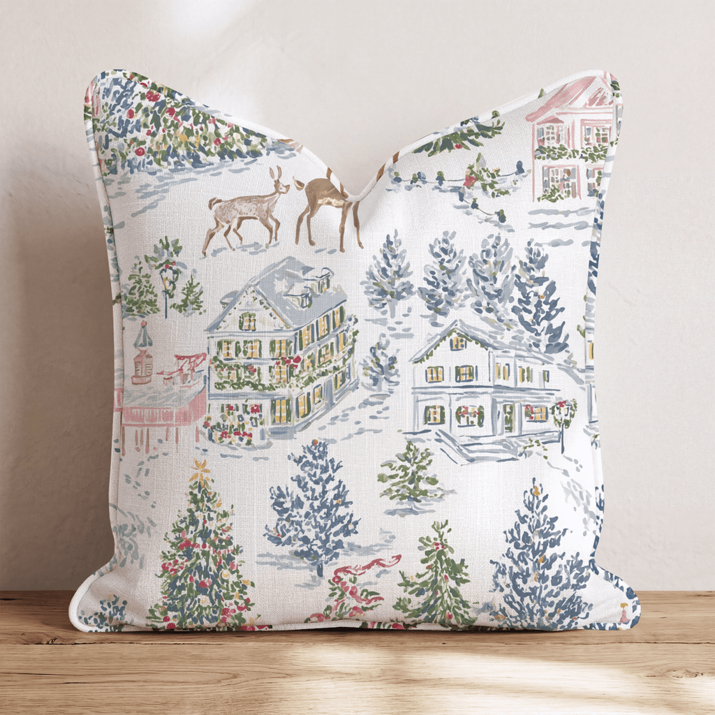Hot Cocoa and Cheer Throw Pillow - Hillcroft Home