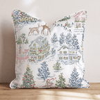 Hot Cocoa and Cheer Throw Pillow - Hillcroft Home