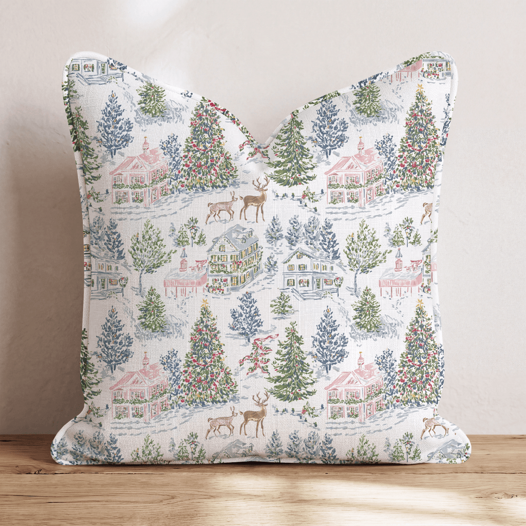 Hot Cocoa and Cheer Throw Pillow throw pillow - Hillcroft Home
