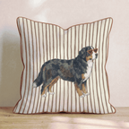 Hot Diggity Bernese Mountain Dog_ Throw Pillow - Hillcroft Home