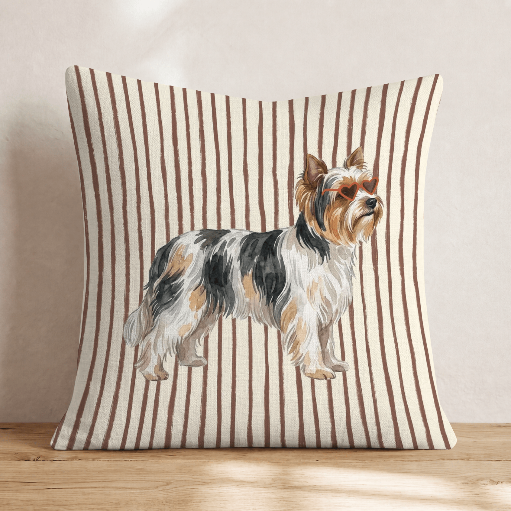 Hot Diggity Biewer Throw Pillow - Hillcroft Home