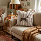 Hot Diggity Boston Terrier_ Throw Pillow - Hillcroft Home