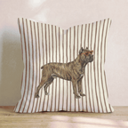 Hot Diggity Cane Corso_ Throw Pillow - Hillcroft Home