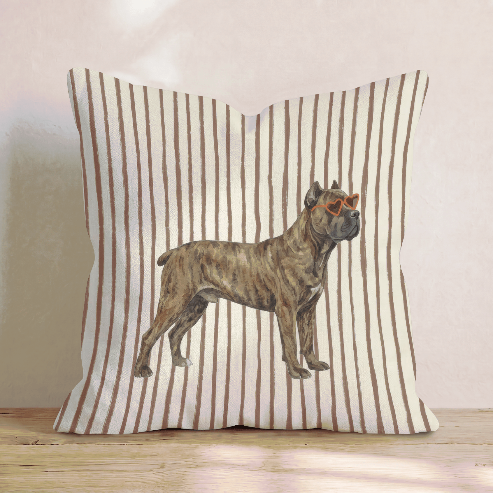 Hot Diggity Cane Corso_ Throw Pillow - Hillcroft Home