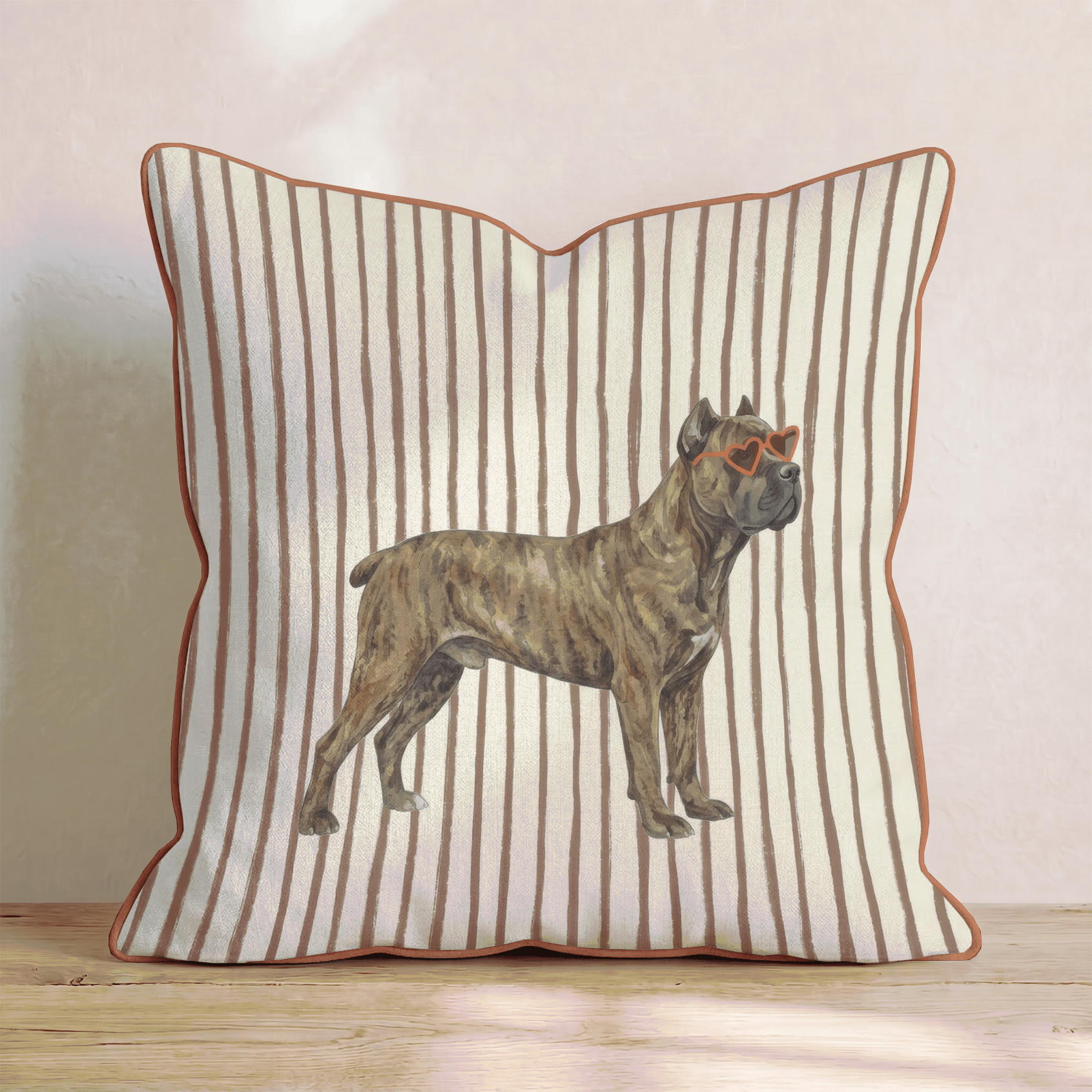Hot Diggity Cane Corso_ Throw Pillow - Hillcroft Home