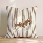 Hot Diggity Cavalier King Charles Spaniel_ Throw Pillow - Hillcroft Home