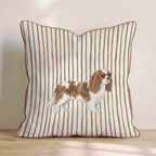 Hot Diggity Cavalier King Charles Spaniel_ Throw Pillow - Hillcroft Home