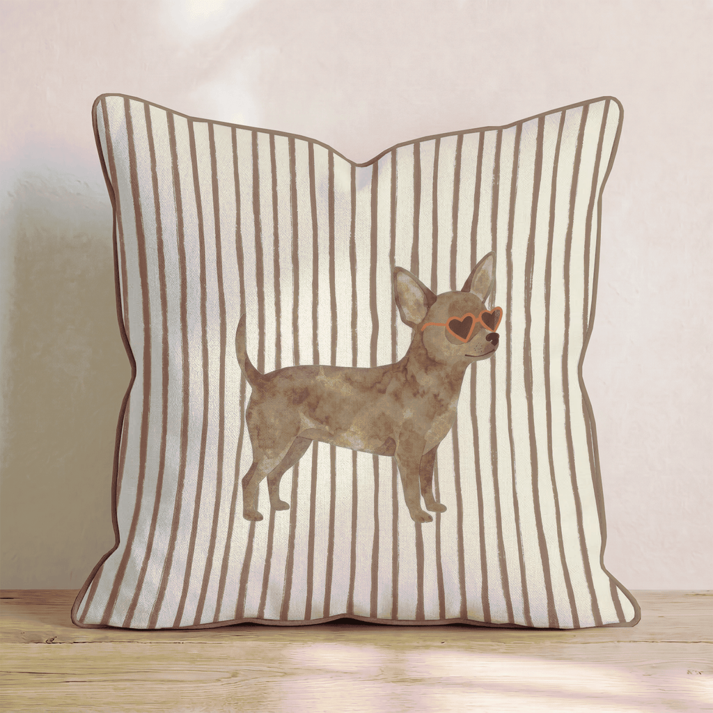 Hot Diggity Chihuahua Throw Pillow - Hillcroft Home