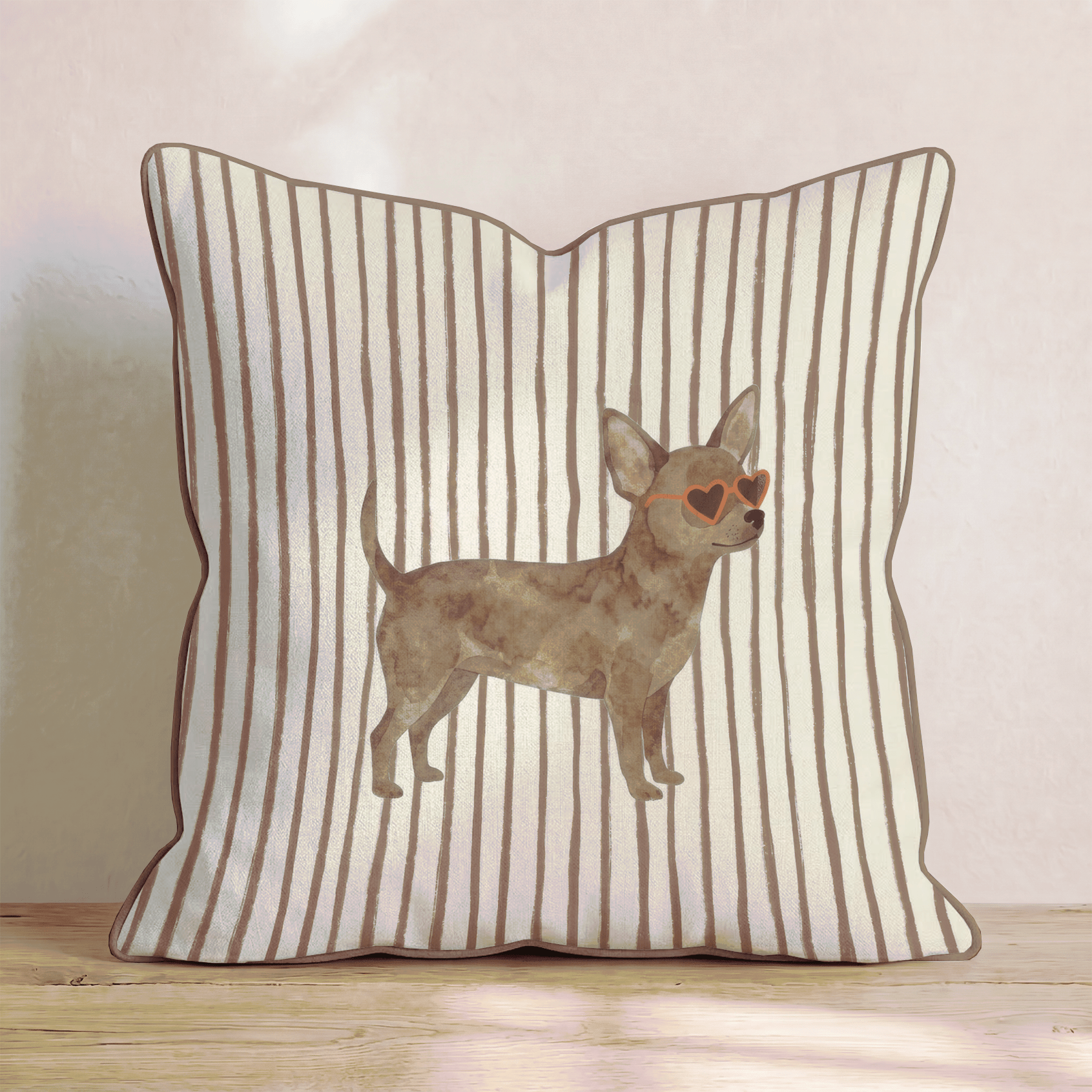 Hot Diggity Chihuahua Throw Pillow - Hillcroft Home