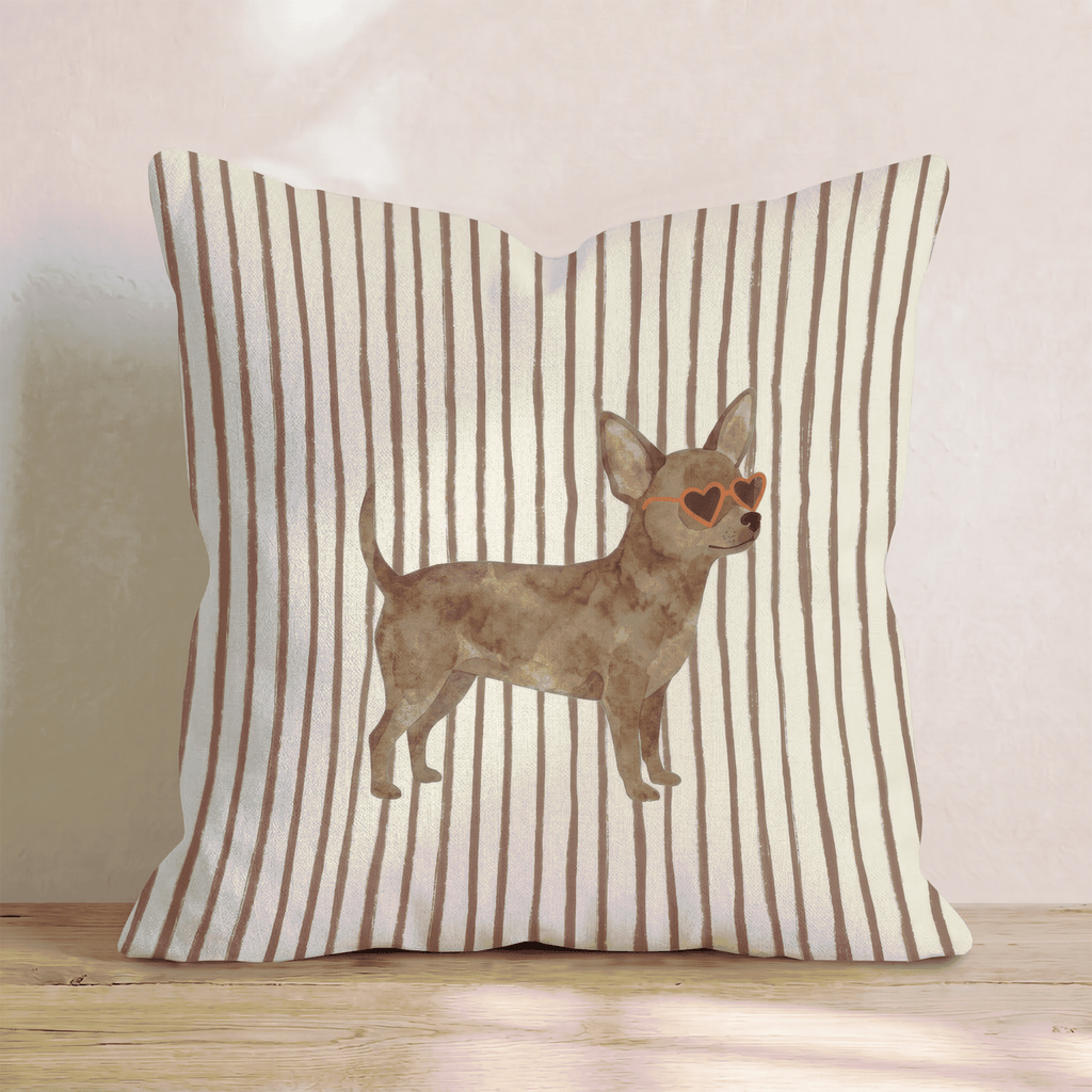 Hot Diggity Chihuahua Throw Pillow - Hillcroft Home