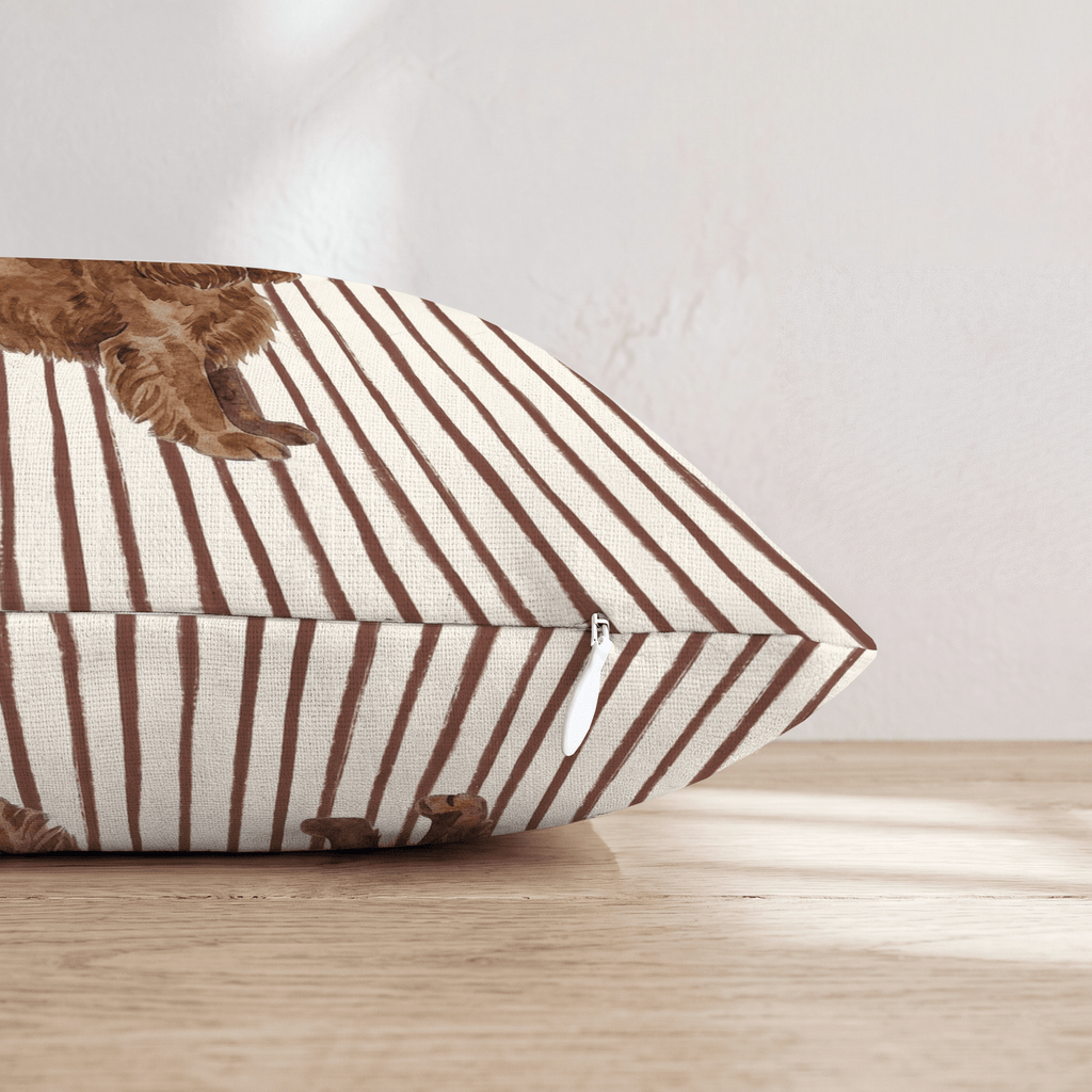 Hot Diggity Cocker Spaniel Throw Pillow - Hillcroft Home