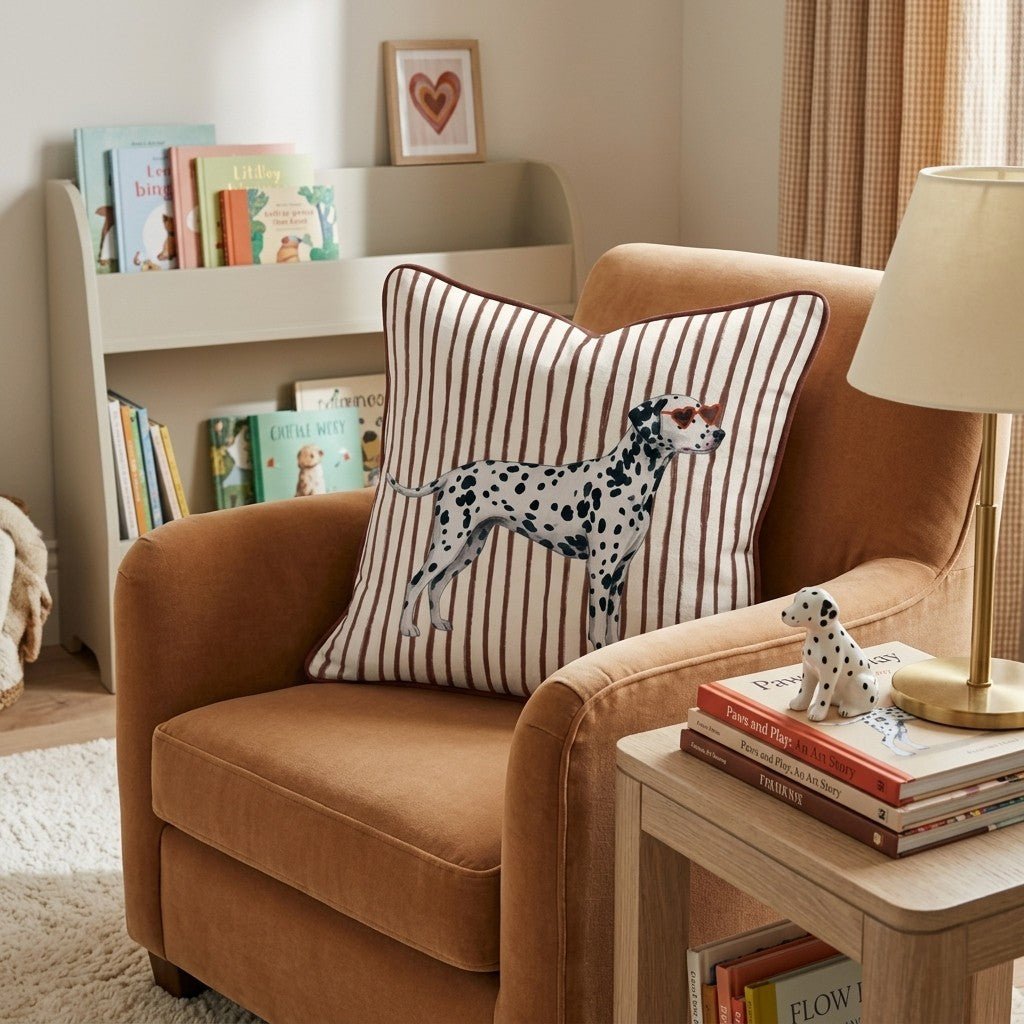 Hot Diggity Dalmatian Throw Pillow - Hillcroft Home