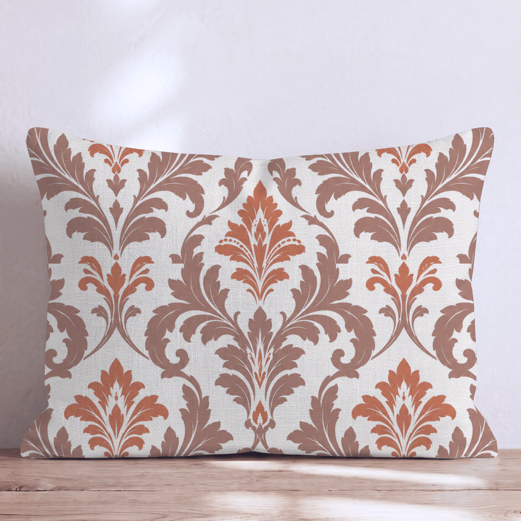 Hot Diggity Damask Throw Pillow - Hillcroft Home
