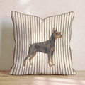 Hot Diggity Doberman Throw Pillow - Hillcroft Home