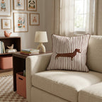 Hot Diggity Doxie Throw Pillow - Hillcroft Home
