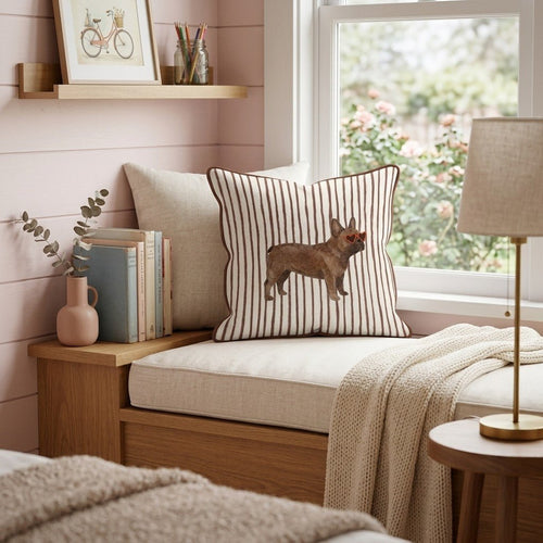 Hot Diggity French Bulldog Throw Pillow - Hillcroft Home