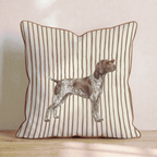 Hot Diggity German Shorthaired Pointer Throw Pillow - Hillcroft Home