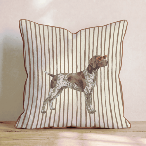 Hot Diggity German Shorthaired Pointer Throw Pillow - Hillcroft Home