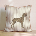 Hot Diggity Great Dane Throw Pillow - Hillcroft Home