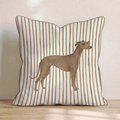 Hot Diggity Greyhound Throw Pillow - Hillcroft Home