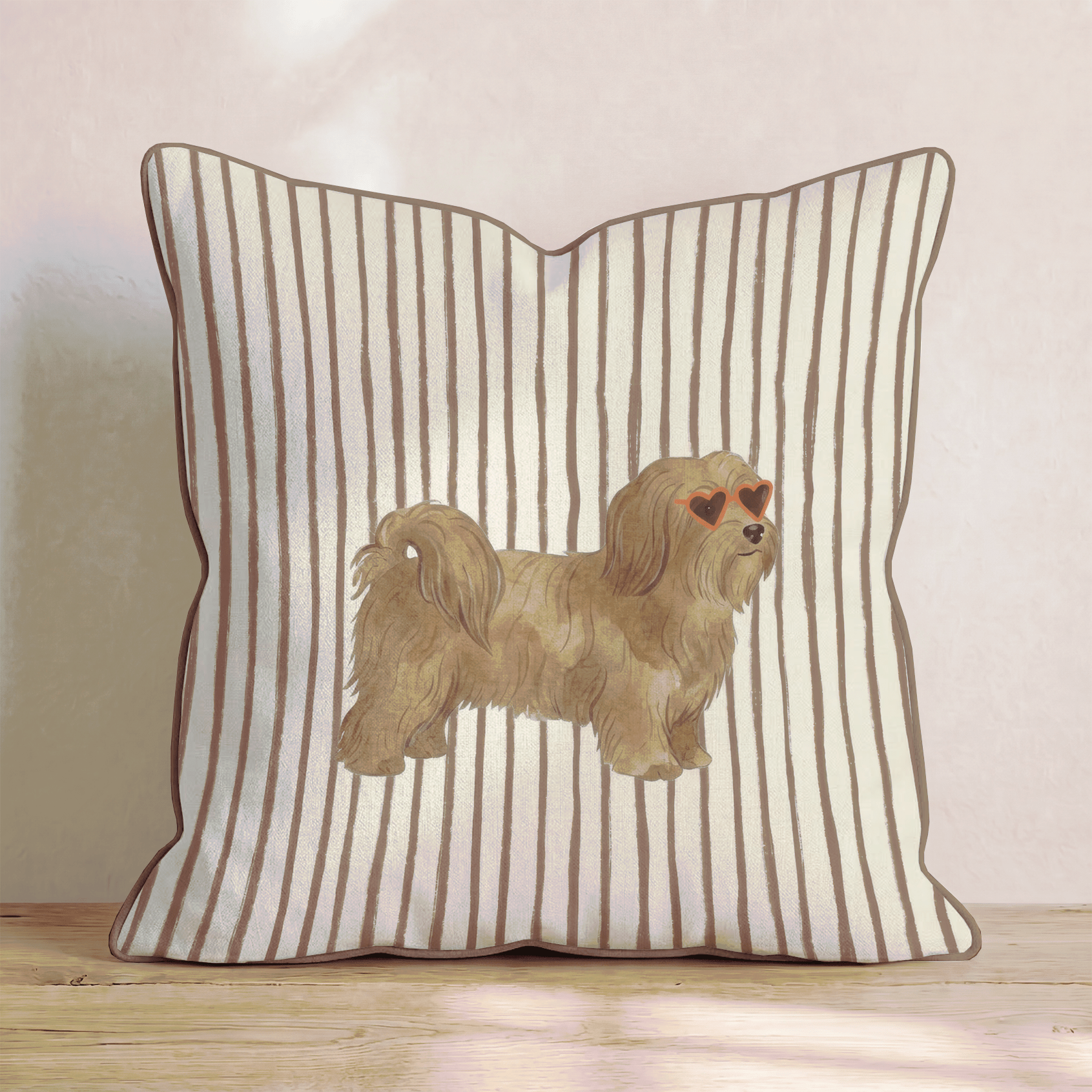 Hot Diggity Havanese Throw Pillow - Hillcroft Home