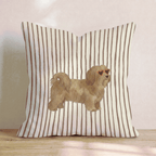 Hot Diggity Havanese Throw Pillow - Hillcroft Home