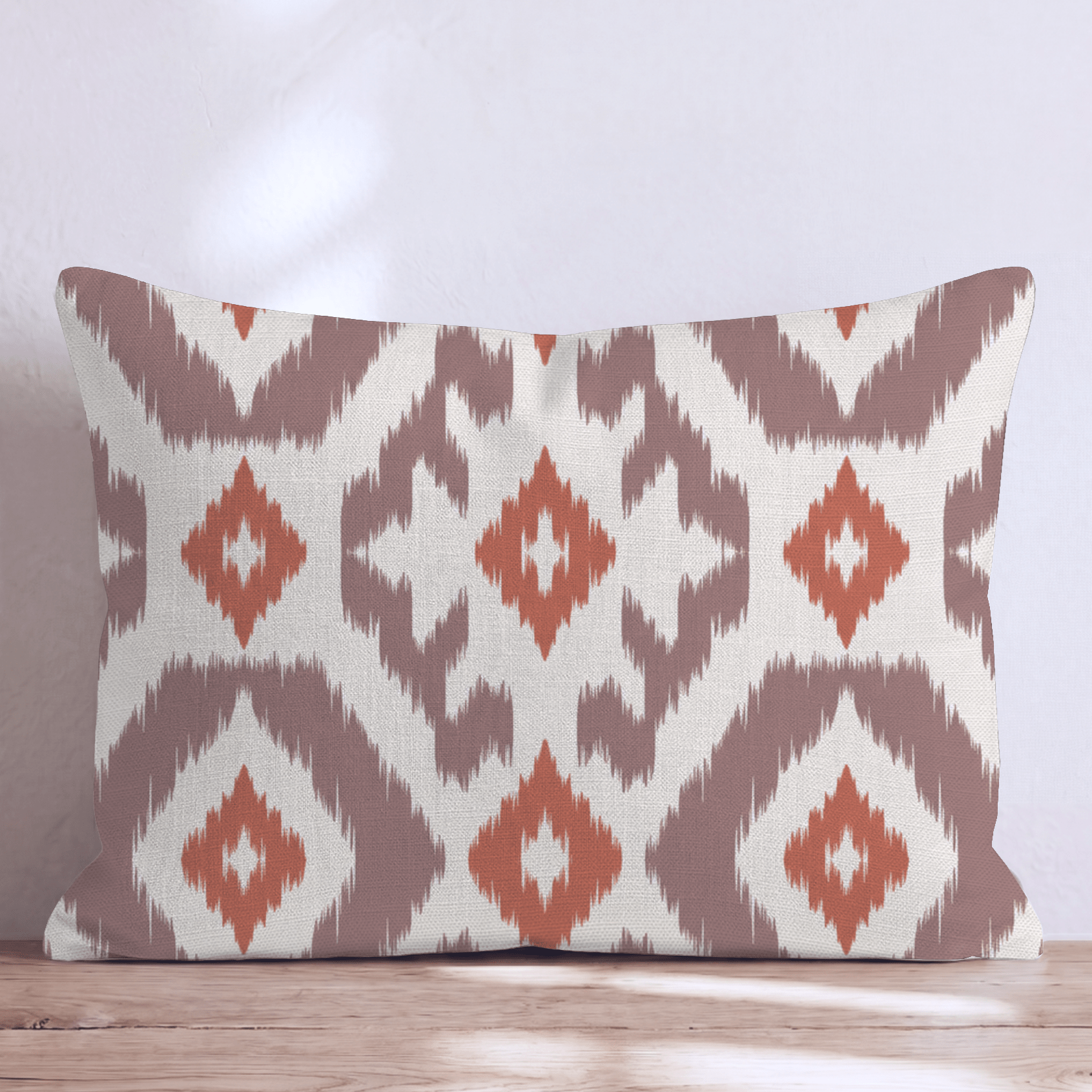 Hot Diggity Ikat Throw Pillow - Hillcroft Home