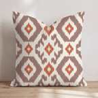 Hot Diggity Ikat Throw Pillow - Hillcroft Home