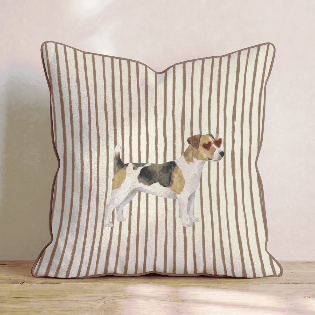Hot Diggity Jack Russell Terrier Throw Pillow - Hillcroft Home